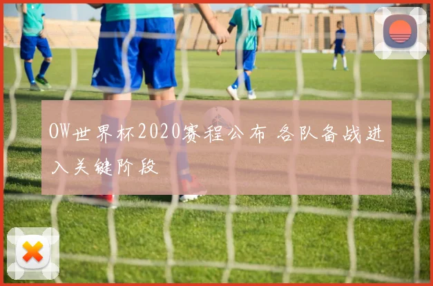 OW世界杯2020赛程公布 各队备战进入关键阶段