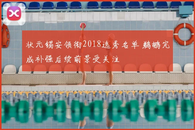 状元锡安领衔2018选秀名单 鹈鹕完成补强后续前景受关注